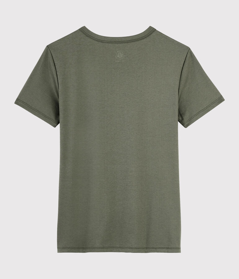 T-Shirt aus Sea-Island-Baumwolle f&uuml;r Damen braun LITOP