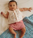 2-teiliges Newborn-Set aus Baumwolle mit Rüschenbluse