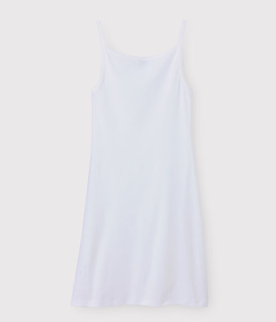 Damen-Trägerkleid weiss ECUME