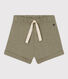Baby-Shorts aus einfarbigem geflammtem Jersey