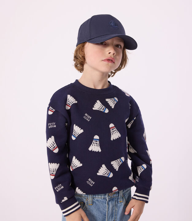 Schlichte blaue Kinderm&uuml;tze SMOKING