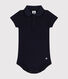 Kurzärmeliger Baby-Body mit Polokragen aus Baumwolle