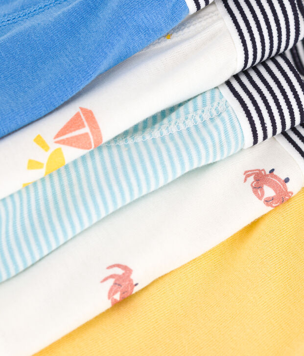 5er-Set Kinder-Boxershorts aus bedruckter Baumwolle vielfarbig