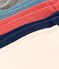 5er-Set einfarbige Kindersocken variante 1