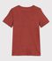 Damen-T-Shirt L’ICONIQUE aus Leinen braun OMBRIE