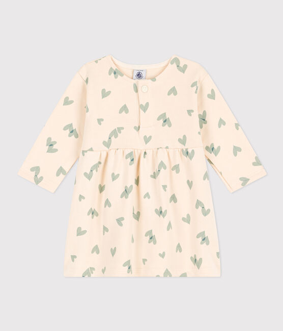 Langärmeliges Baby-Kleid aus Molton für Mädchen AVALANCHE/ PAUL