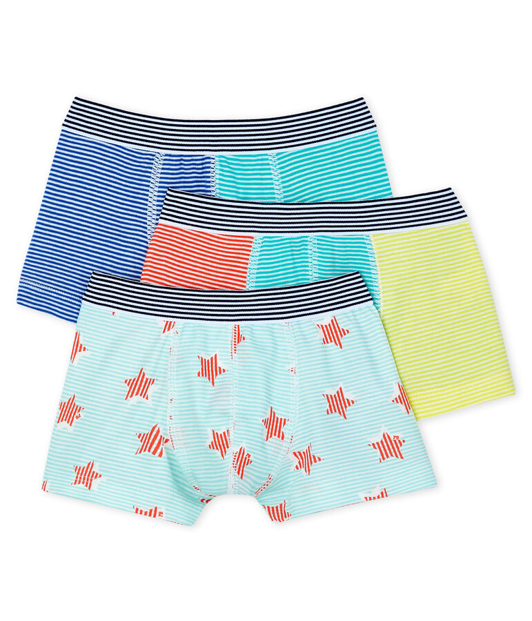 3er-Set Boxershorts f&uuml;r kleine Jungen vielfarbig