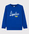Kinder-Sweatshirt aus Baumwolle für Jungen blau SURF