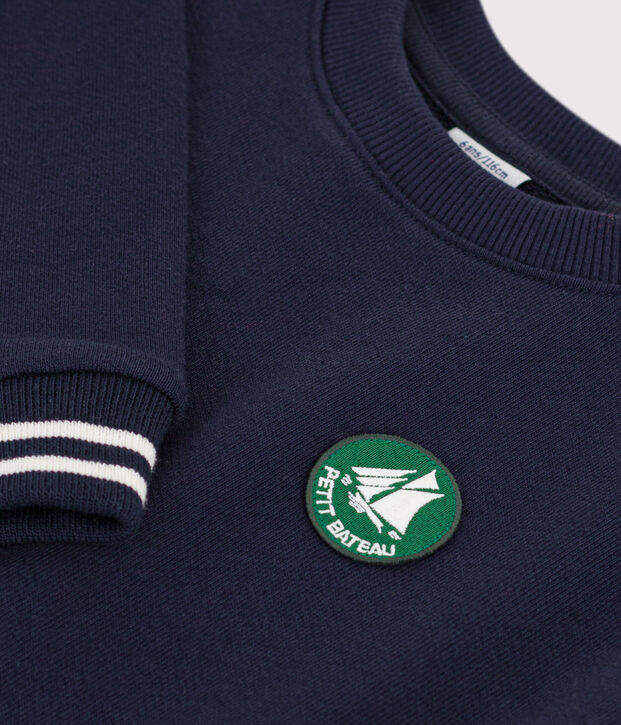 Kinder-Sweatshirt aus einfarbiger Baumwolle SMOKING