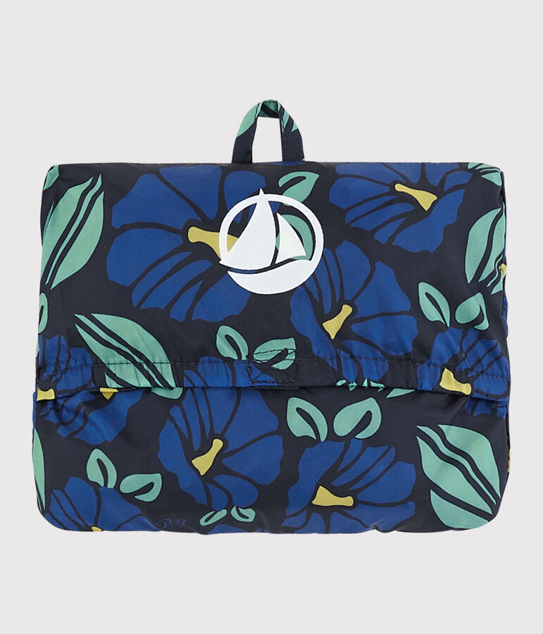 Kinder-Windjacke aus recyceltem Polyester f&uuml;r Jungen blau/vielfarbig