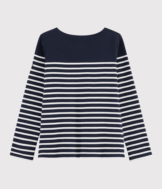 Das Streifenshirt für Damen blau SMOKING/weiss MARSHMALLOW