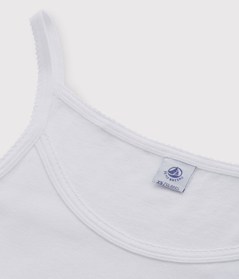 Damen-Tr&auml;gerkleid weiss ECUME