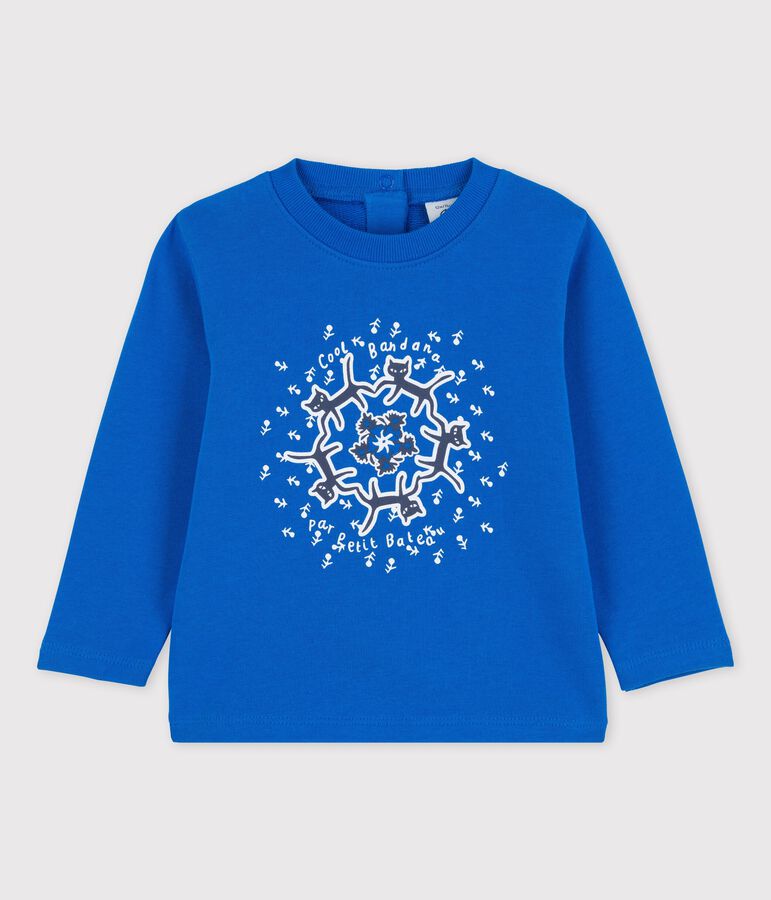 Baby-Sweatshirt aus Molton blau
