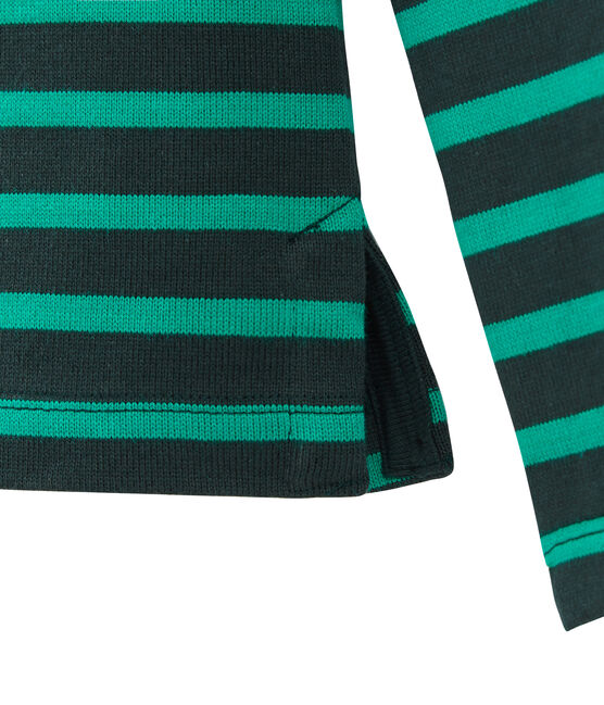 Unisex-Streifenshirt grün SHERWOOD/grün PIVERT
