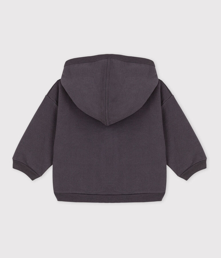Baby-Kapuzensweatshirt grau