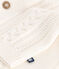 Baby-Cardigan aus Baumwolle weiss MARSHMALLOW
