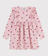 Langärmeliges Kinder-Kleid aus Baumwolle