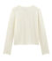 Damen-Cardigan weiss MARSHMALLOW