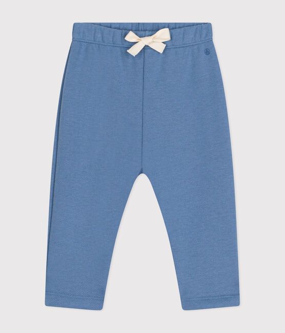 Baby-Hose aus Molton blau BEACH