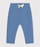 Baby-Hose aus Molton blau BEACH