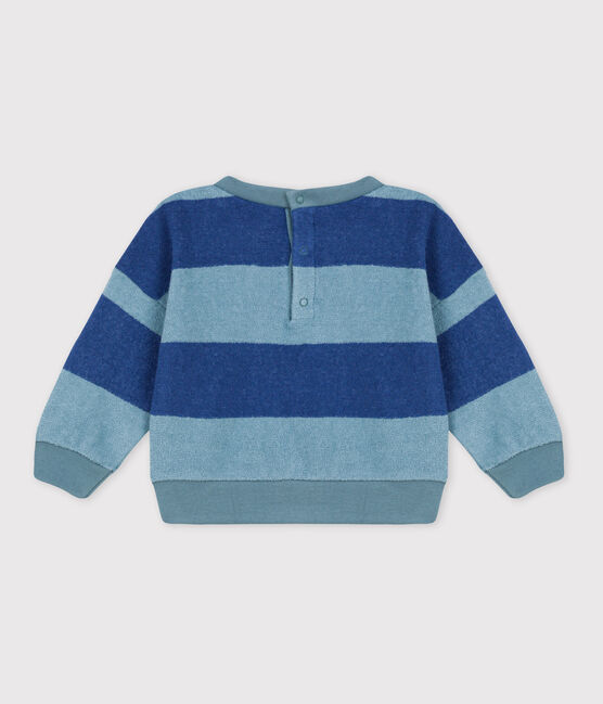 Gestreiftes Baby-Sweatshirt aus Frottee CREPUSCULE/ ROVER