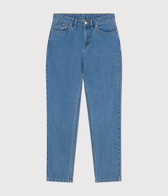 Damen-Hose mit geradem Schnitt aus Denim ULTRA BLEACH