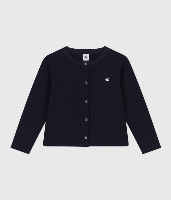 Kinder-Cardigan aus Baumwolle blau SMOKING