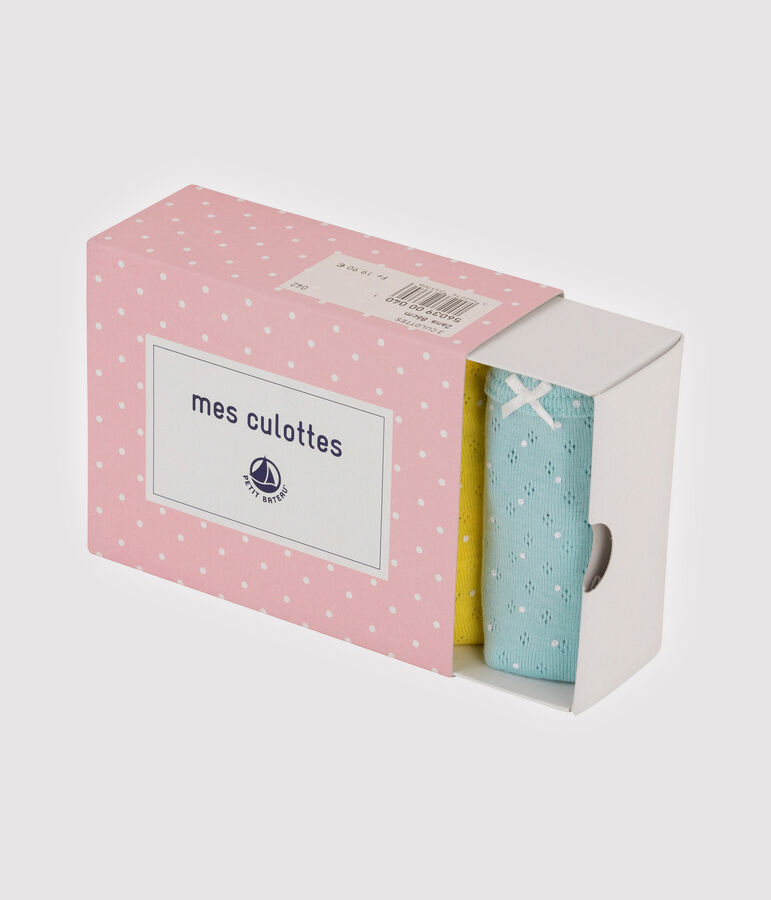 Set mit 3 H&ouml;schen mit hohem Bund f&uuml;r kleine M&auml;dchen variante 1