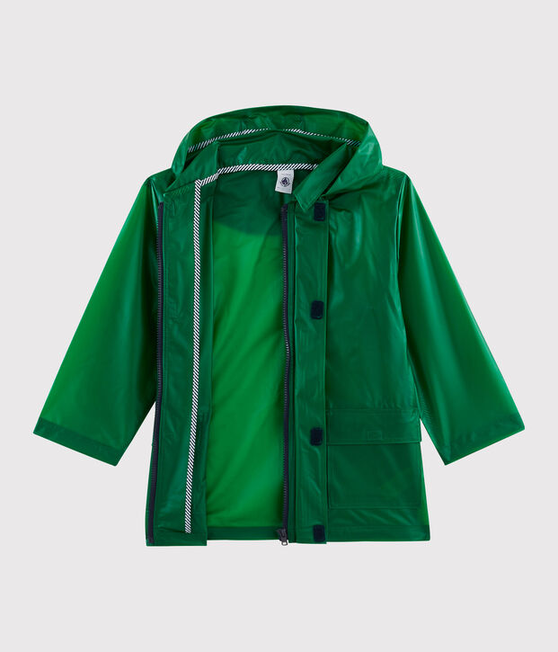 Kinder-Regenjacke f&uuml;r M&auml;dchen und Jungen gr&uuml;n