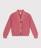 Damen-Cardigan aus Baumwolle rosa ROSEWOOD