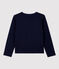 Cardigan aus Baumwolle für Mädchen blau SMOKING