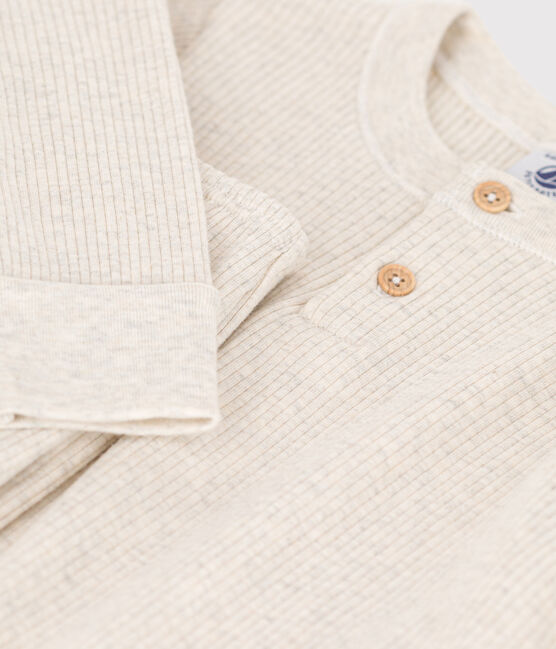 Kinderpyjama aus Baumwolle beige MONTELIMAR CHINE