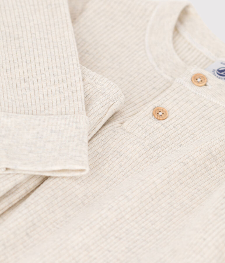 Kinderpyjama aus Baumwolle beige