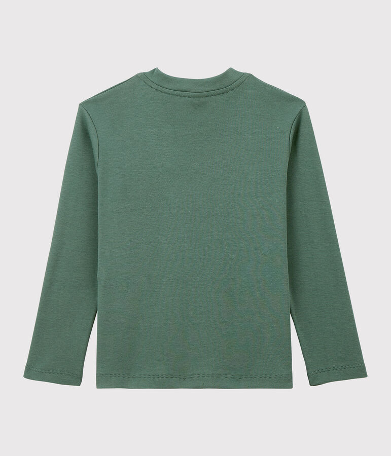 Kinder-T-Shirt aus Baumwolle f&uuml;r M&auml;dchen/Jungen gr&uuml;n