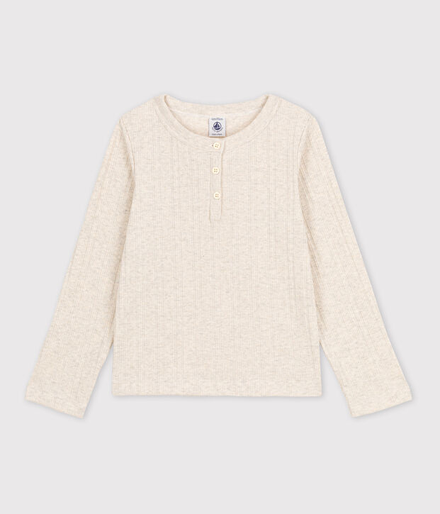 Kinder-T-Shirt aus Baumwolle f&uuml;r M&auml;dchen MONTELIMAR CHINE