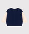 Baby-Teddy aus Molton blau MEDIEVAL/ AVALANCHE