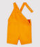 Kurze Baby-Latzhose aus Sergestoff für Jungen gelb TEHONI