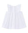 Besticktes Baby-Mädchen-Kleid weiss ECUME