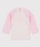 Baby-T-Shirt mit UV-Schutz aus recycelten Materialien rosa MINOIS/weiss MARSHMALLOW
