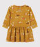 Baby-Kleid aus Cord für Mädchen gelb TOPAZE/ MULTICO