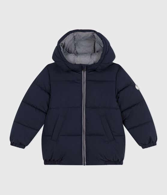 Einfarbige Kinder-Winterjacke  blau SMOKING