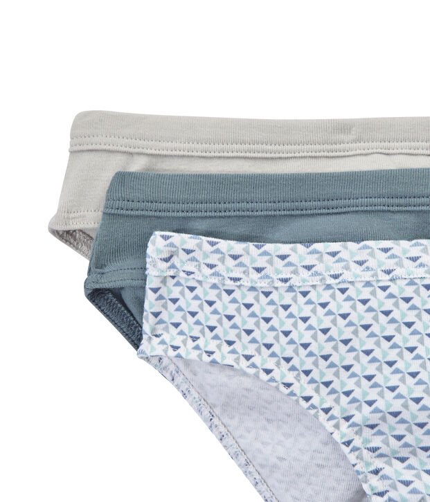 Jungen-Slips im 3er-Set weiss
