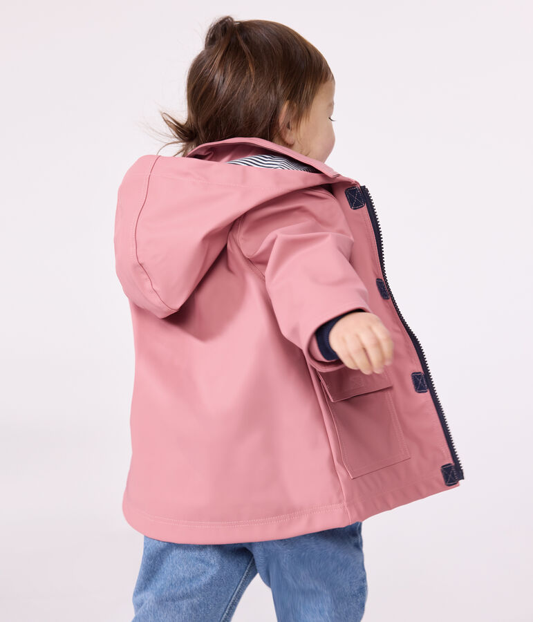 Ikonische Baby-Regenjacke rosa
