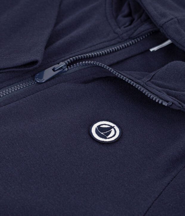 Kinder-Kapuzensweatshirt mit Rei&szlig;verschluss aus Baumwolle SMOKING