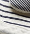 Set aus Baby-Mütze und -Schuhen für Neugeborene beige COQUILLE/blau SMOKING
