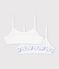 Lot de 2 brassi&egrave;res en coton vielfarbig
