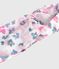 Kinder-Stirnband aus Popeline mit Blumenmuster MILK/ MULTICO