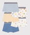 5er-Set Kinder-Boxershorts aus Baumwolle mit Sternen variante 1