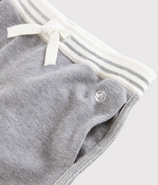 Kinder-Sporthose für Mädchen grau SUBWAY CHINE