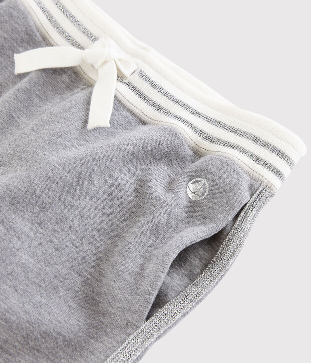 Kinder-Sporthose f&uuml;r M&auml;dchen grau